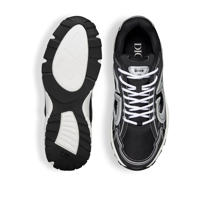 b30-sneaker-black-mesh-and-technical-fabric B30 Sneaker – Black Mesh and Technical Fabric