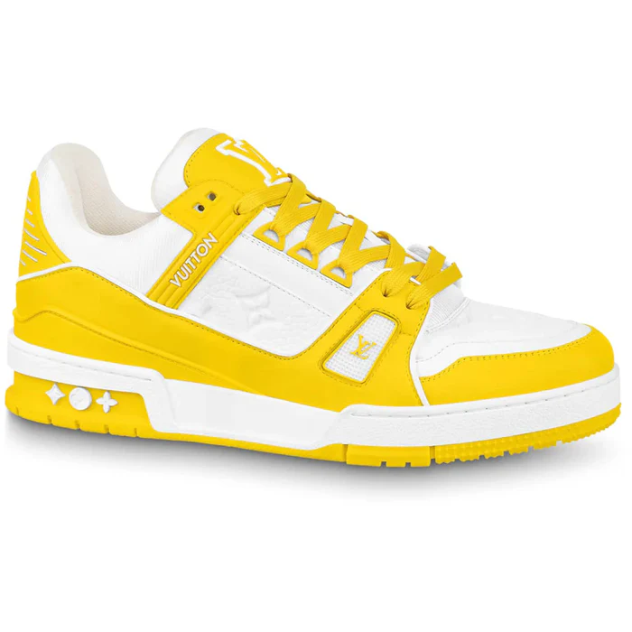 louis-vuitton-trainer-yellow-white-monogram Louis Vuitton Trainer Yellow White Monogram