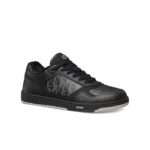 B27 Low-Top Sneaker – Black Smooth Calfskin, Black Suede and Black Dior Oblique Galaxy Leather