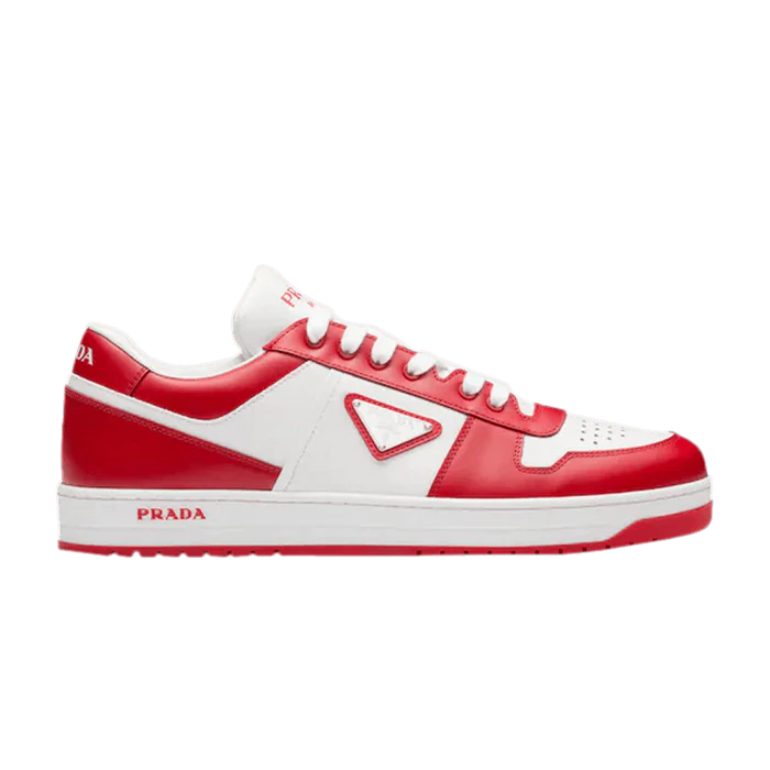 Prada Downtown Leather ‘White Lacquer Red’