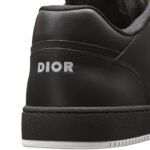 B27 Low-Top Sneaker – Black Smooth Calfskin, Black Suede and Black Dior Oblique Galaxy Leather