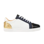 Christian Louboutin Seavaste 2 Orlato Flat ‘Navy Gold’