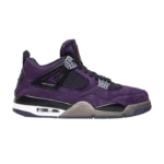 Travis Scott x Air Jordan 4 Retro ‘Purple Suede – White Midsole’ Friends & Family