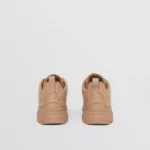 Quilted Leather Classic Sneakers Dark Biscuit
