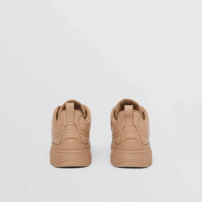 Quilted Leather Classic Sneakers Dark Biscuit