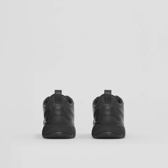 Quilted Leather Classic Sneakers Black