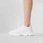Quilted Leather Classic Sneakers White