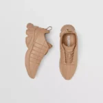 Quilted Leather Classic Sneakers Dark Biscuit