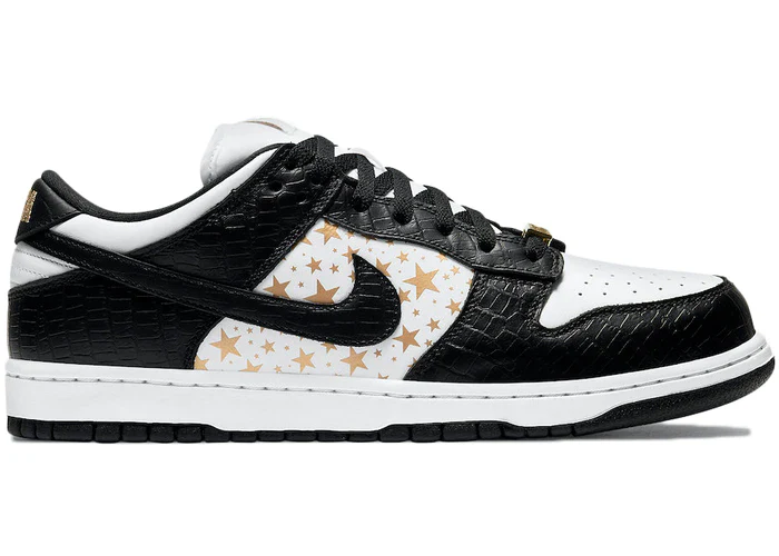 dunk-low-supreme-stars-black Dunk Low Supreme Stars Black