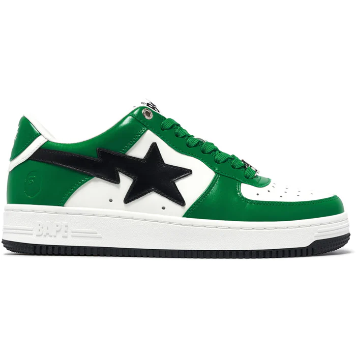 a-bathing-ape-bape-sta-3-m2-white-green-black A Bathing Ape Bape Sta #3 M2 White Green Black