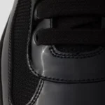 Patent Leather and Technical Fabric Prada America’s Cup Sneakers – Black