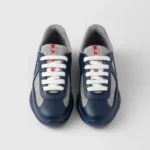 Prada America’s Cup Soft Rubber and Bike Fabric Sneakers – Royal Blue