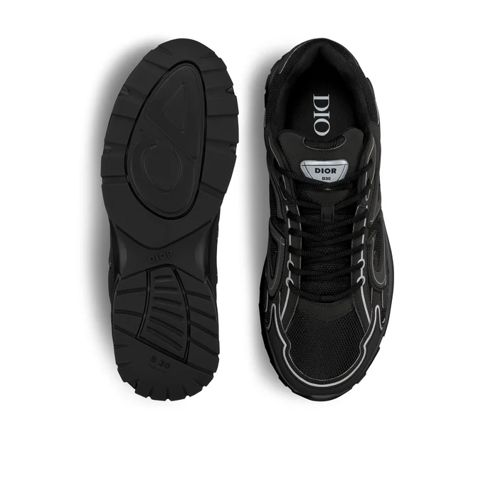 B30 Sneaker – Black Mesh and Technical Fabric
