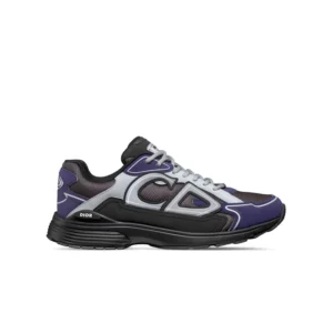B30 Sneaker – Anthracite Gray Technical Mesh with Black, Blue and Dior Gray Technical Fabric