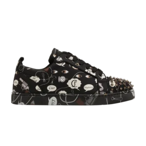 Christian Louboutin Louis Junior Spikes Orlato Flat ‘Game of Clue’