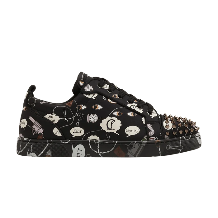 Christian Louboutin Louis Junior Spikes Orlato Flat ‘Game of Clue’