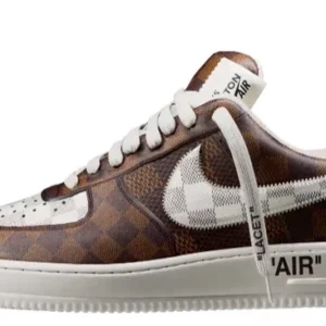 Louis Vuitton x Nike Air force 1 – Virgil Abloh White / Brown