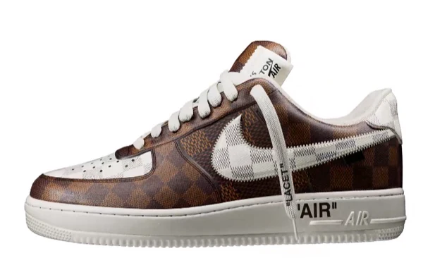 Louis Vuitton x Nike Air force 1 – Virgil Abloh White / Brown