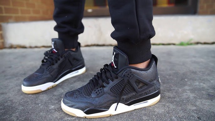 Jordan 4 Retro Laser Black Gum