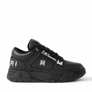 AMIRI – MA-1 Embellished Full-Grain Leather Sneakers – Black