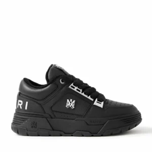 AMIRI – MA-1 Embellished Full-Grain Leather Sneakers – Black