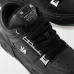AMIRI – MA-1 Embellished Full-Grain Leather Sneakers – Black