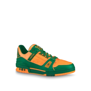 LV Trainer Sneaker Orange/Green