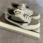 Jordan 1 Retro Low Golf Travis Scott Neutral Olive