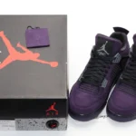 Travis Scott x Air Jordan 4 Retro ‘Purple Suede – White Midsole’ Friends & Family