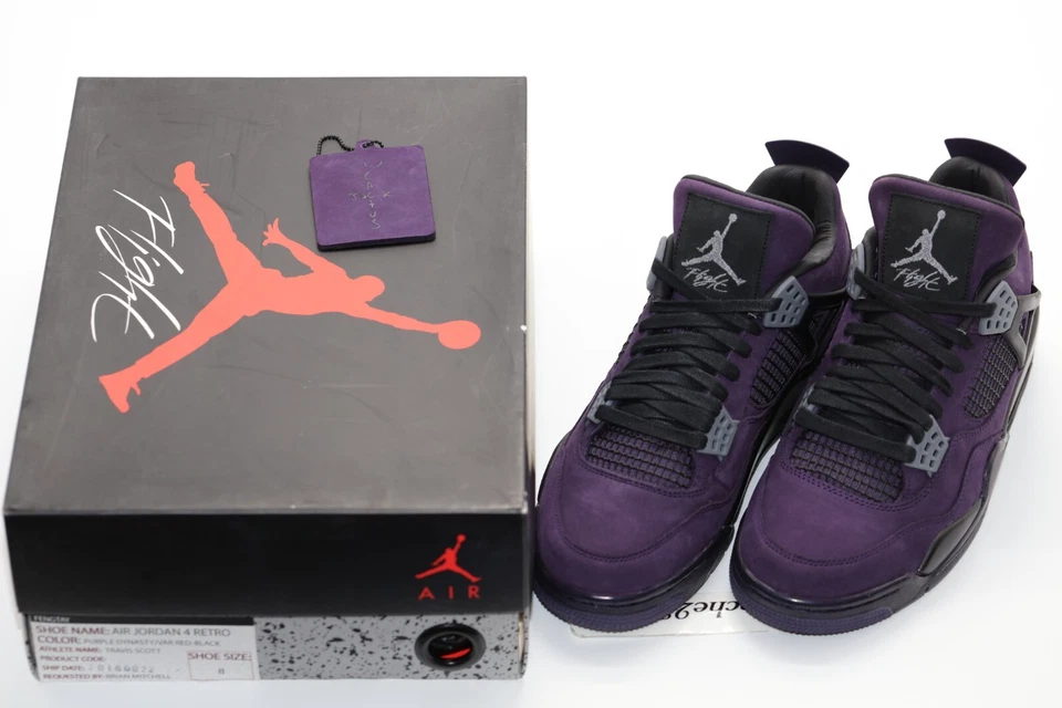 travis-scott-x-air-jordan-4-retro-purple-suede-white-midsole-friends-family Travis Scott x Air Jordan 4 Retro ‘Purple Suede – White Midsole’ Friends & Family